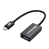 Cable Matters USB C to DisplayPort 1.4 Adapter with 8K@60hz, 4K@144hz and HDR Support - Thunderbolt 4 / USB4 / Thunderbolt 3 Port Compatible with Oculus Rift S, MacBook Pro, Dell XPS, Surface Pro