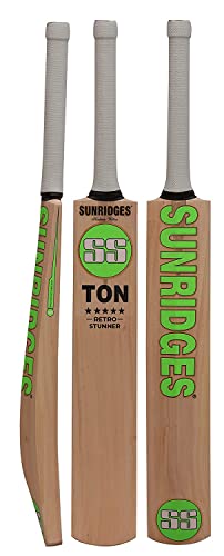 Batte de cricket SS Retro Stunner Taille 4 couleur beige pour adulte et junior