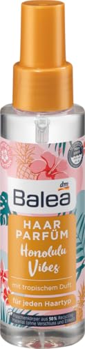 Balea 3er-Set Haarparfum: PINK BLOSSOM pudrig-blumiger Haarduft, verleiht dem Haar natürlichen Glanz ohne zu beschweren, 100 ml + HONOLULU VIBES tropischer Duft für jeden Haartyp, 2 x 100 ml (300 ml) – Bild 5
