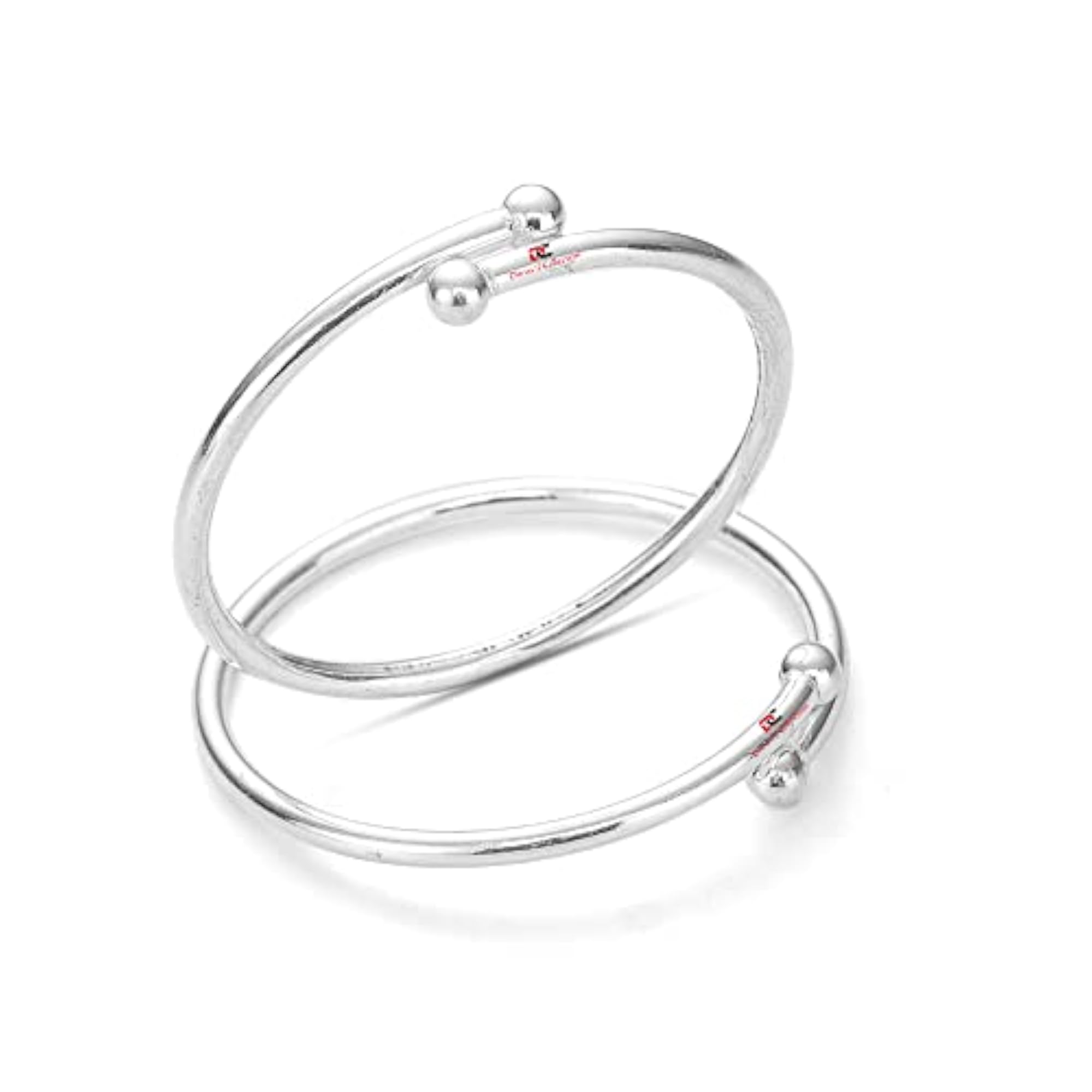 BIS Hallmarked 925 Pure Silver Plain Kada for Babies