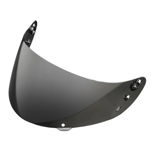 YMTSGEA Replacement Helmet Visor for IC-04.Motorcycle Helmet Shield Compatible with ICON IC04 (Deep Black)