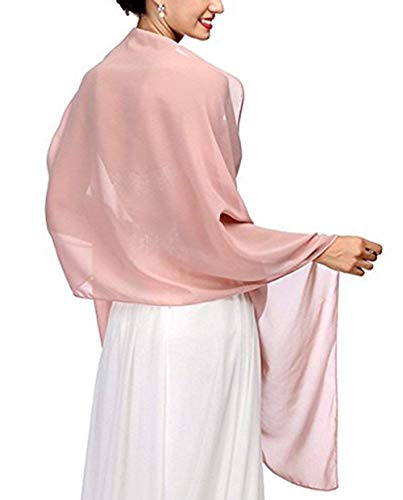 Chiffon Bridal Shawl Wrap Prom Evening Dress Soft Stole Scarves Shawl Wrap for Bridal2