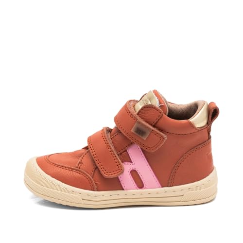 Basket Dylan Tex Bisgaard mixte enfant chaussure cuir et scratch
