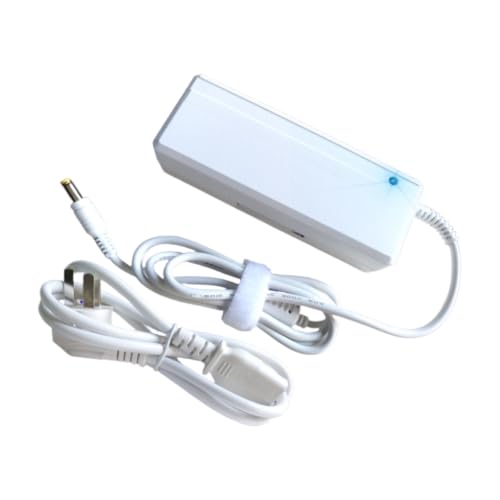 Adaptateur secteur 19V 5A noir et blanc type bloc alimentation