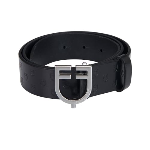 Ceinture en cuir véritable à boucle acier inox 70 cm : finition luxe