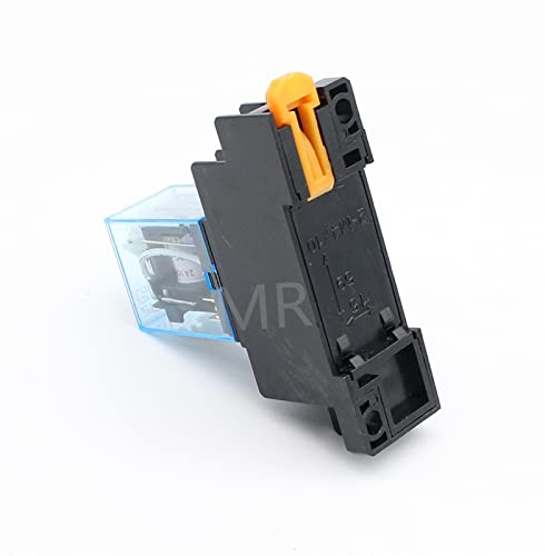 Relé LY2 DC12V AC24V interruptor electromecánico 8 pines zócalo 10A 2