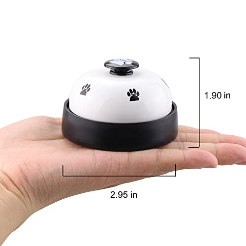 Comsmart Canine Coaching Bell, Set of two Canine Pet Pet Potty Coaching Bells, Canine Cat Door Bell Inform Bell with Non-Skid Rubber Base 2 Pack White Comsmart Canine Coaching Bell, Set of two Canine Pet Pet Potty Coaching Bells, Canine Cat Door Bell Inform Bell with Non-Skid Rubber Base 2 Pack White