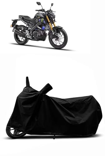 Image of Heavy Duty Waterproof Scooty & Bike Cover for Yamaha Mt 15 - UV Resistant, Dustproof & Rain Protection, All-Weather Outdoor Cover for Bikes & Scooty with Buckle Straps