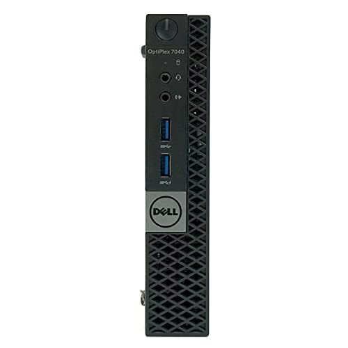 Ordenador de sobremesa (reacondicionado) Dell Optiplex 7040 Mini Intel Core i5-6400T RAM 8GB DDR4 SSD 240GB USB 3.0 HDMI Windows 10 Pro (reacondicionado)