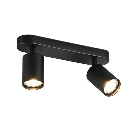 FANUOGF 2 Light Spotlight Fixture, Track Lighting Kit, Indoor Ceiling Light