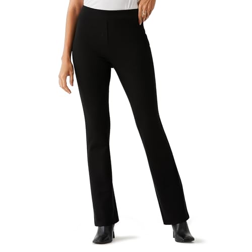 women's petite black dress pants Rafaella Bootcut Pull-On Pant, Stretch Ponte Knit Fabric, 30” Inseam, Classic Fit, Versatile Pants, Black, 4 Petite at Amazon Women's Clothing store swatch:Black Bloomingdale's Serves Up Aqua UK SIZE:10.5 Merino wool naturally traps