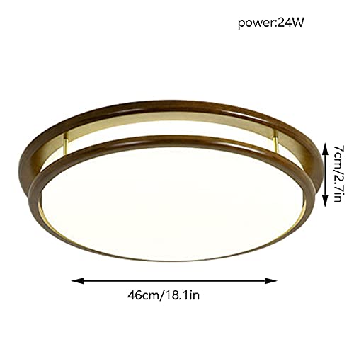 Monte à chasse d'éclairage de plafond LED minimaliste rond blanc 6000K