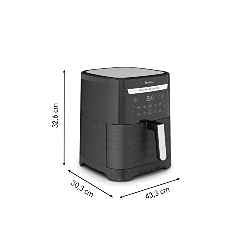 Moulinex Easy Fry & Grill Friteuse sans huile + gril Capacité 6 5 Jusqu’à 8 personnes 8 programmes automatiques Séparateur double cuisson Application Moulinex air fryer EZ801810 - vue 8