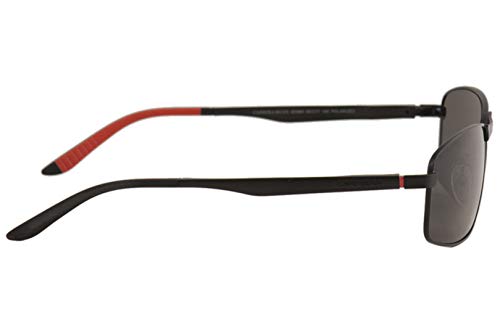 Carrera sunglasses 8012/S 003M9 Metal Black - Red Grey polarised3