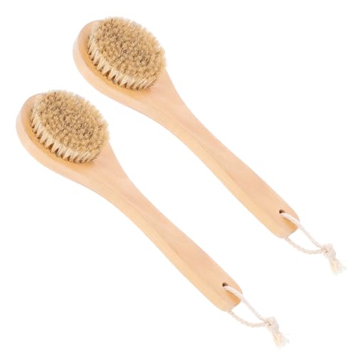 Brosse exfoliante de bain Healvian élimine les peaux mortes via massage corporel