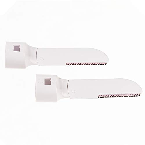 About Beauty Sonic Beauty Wand Refill Blades, Pack of 4, Includes 2 Brow and 2 Face Replacement Blades, For Dermaplaning, Hair Removal and Exfoliation