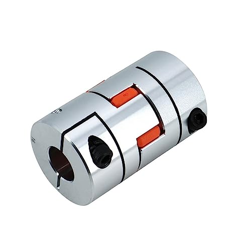 Rigid Coupling,Stainless Steel Rigid Coupling 1pcs D20L30 Coupler CNC Aluminium Plum Flexible Shaft Coupling Stepper Motor Connector(5x6.35)
