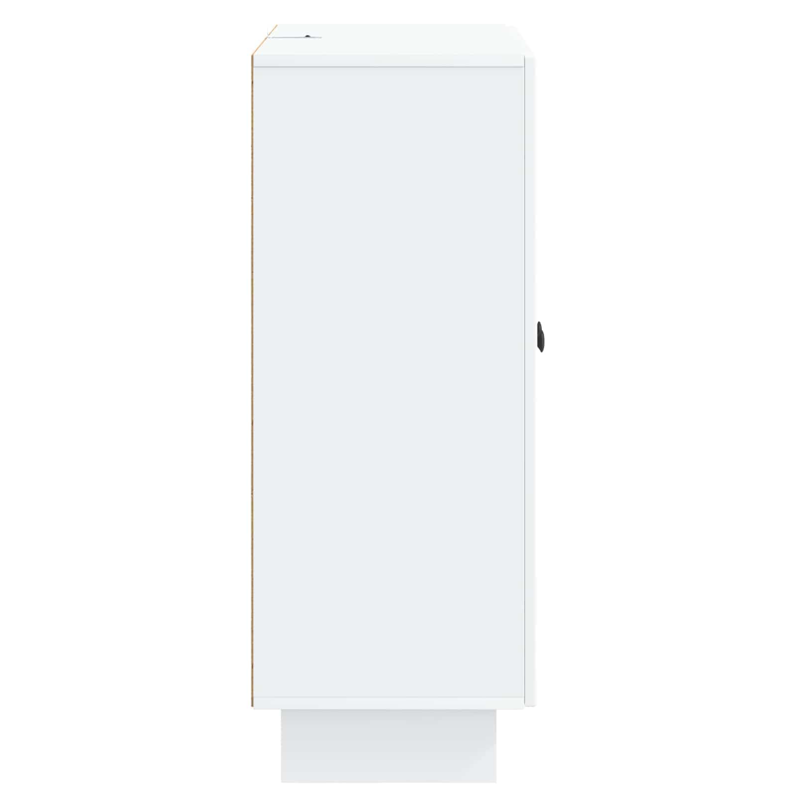 Credenza bianca, 66 x 34,5 x 90 cm, in legno