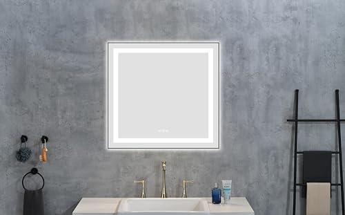 CHARMMA Upgrade Your Bathroom with a 30" x 28" LED