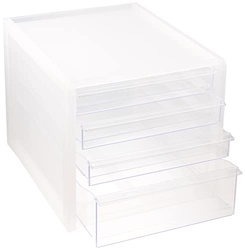 so-fisu A4 Letter Tray Shallow 3 Deep 1 Tier