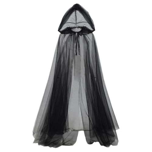 Sghtil Capa con capucha para Halloween, con capucha renacentista, con capa para adultos, traje ajustable de Halloween, cosplay para fotografía, fiestas, carnaval, fiestas de máscaras, eventos festivos
