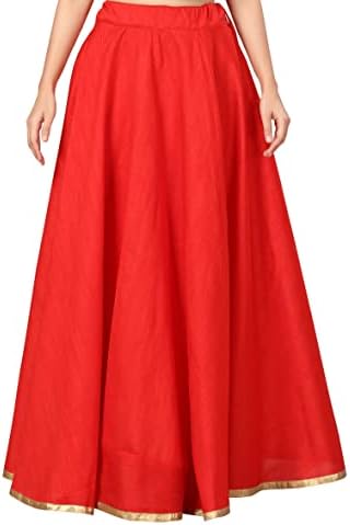 Studio Shringaar Women's Polyester Maxi Skirt