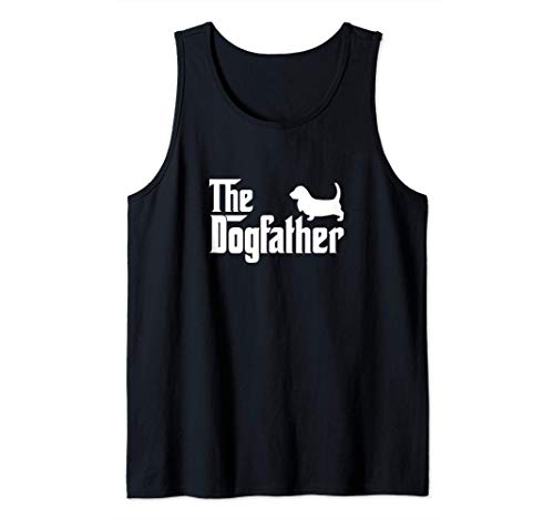 Basset Hound Lover Gift DogFather Camiseta sin Mangas