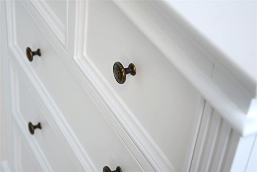 Gainsborough White Chest of Drawers, Large, very sturdy 2 over 3 drawer chest. FULLY ASSEMBLED