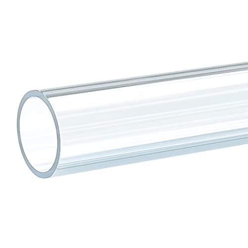 TINGCHAO Tubería de plástico Duro UPVC Tubería de plástico Transparente Duradera para Aplicaciones de tuberías industriales Longitud 50cm,38mm Cover
