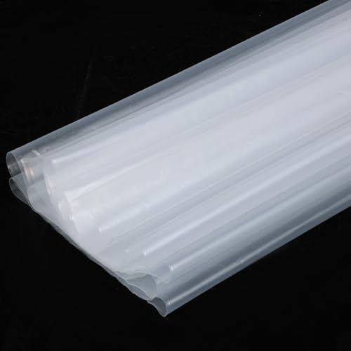 3 x 8M Gewächshausfolie aus Polyethylen Extra Dick 2500g Transparente Polyethylen Folie Extra Dick Reißfest Abdeckfolie Baufolie für Folientunnel Gewächshäuser und Gartenarbeit