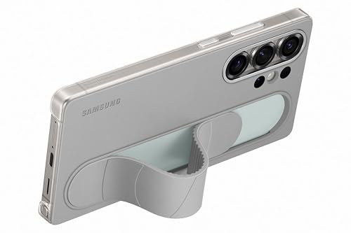 Samsung Standing Grip Smartphone Case EF-GS938 für Galaxy S25 Ultra, Handy-Hülle, Fingerhalterung, Schlankes Design, Grau – Ansicht 3