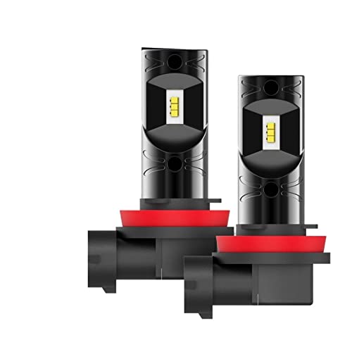 GVGMTAEAVZ 1200LM 9005 H8 H11 LED Fog Lights Bulb 12V H10 H16 EU 5202 H27 880 881 HB3 LED Bulbs 6000K Xenon White Car DRL Fog Lamp fog lamp(H8 H9 H11)