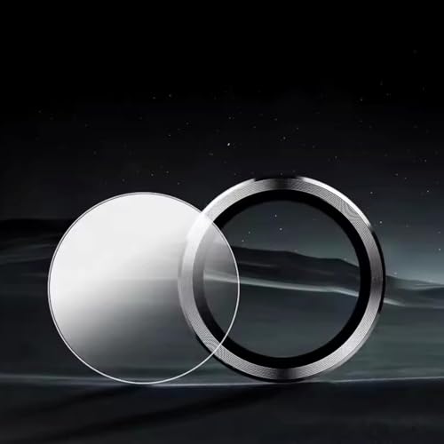 Image of FabeKee Camera Lens Protectors for Vivo T5X 5G Tough HD Individual Aluminum Alloy Lens Ring Cover, Scratch Resistant, Full Lens Cover| Black