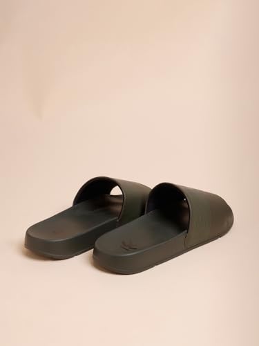 Image of WROGN Men's Anti-slip Sliders | Lightweight EVA Sole | Foam Padded Comfort