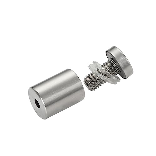 Fixations d'entretoise 12x60mm inox | Vis de support mural pour plaque de verre et acrylique
