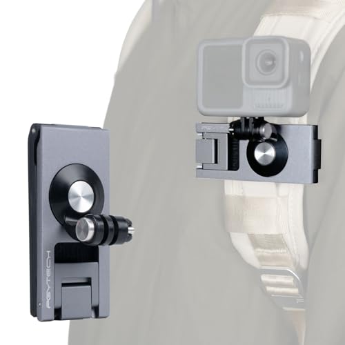 PGYTECH Support de bandoulière pour Osmo Action 5 Pro /4/3/Pocket 3, pour GoPro 13/12/11, pour Insta360 Ace Pro 2, Accessoires de cardan avec épaulière...