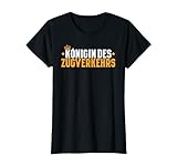 Eisenbahner Königin des Zugverkehrs Fahrdienstleiterin T-Shirt