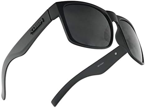 Men's Original Hardcore Black KUSH Classic Square Sunglasses with Dark Tinted Lenses