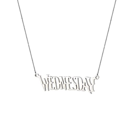 SONGCHANGJEWELRY Pendant Necklace Costume Accessories for Addams Cosplay - Women Men Party Jewelry Gift Halloween Costume Prop Merch