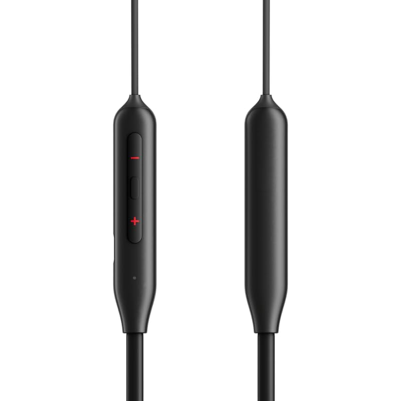 Image of Original Multi-Device Compatible with OnePlus Z3 Wireless Earphones Youth Edition - Bluetooth Neckband with Mic 12.4mm Drivers IP55 Durable Design (Black) (L6MT65)