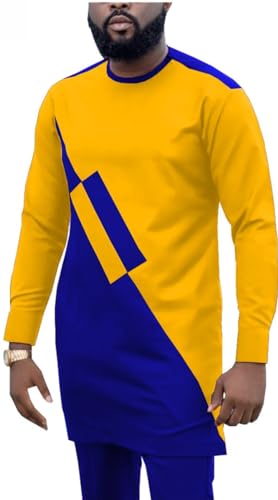 Costume Dashiki Homme Coupe Slim Style Traditionnel et Tendance Formelle