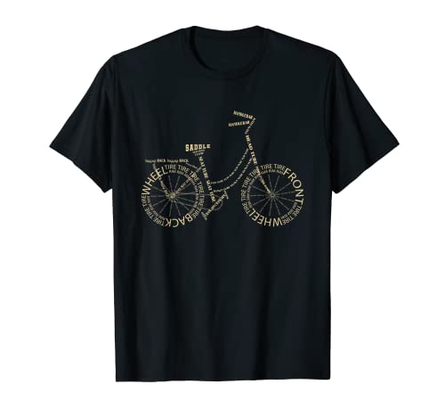 Anatomie du vélo Golden City Bike T-Shirt