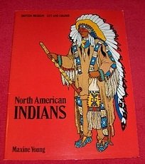 Paperback North American Indians to Cut and Colour Book