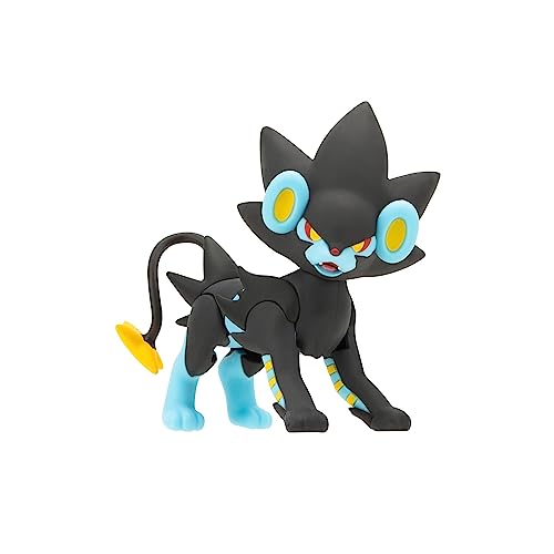 Pokémon Luxray Battle Feature Figure - 4.5-Inch Luxray Battle Figure with jumping Attack