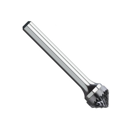 Kodiak Cutting Tools KCT129413 USA Made SK-7 Carbide Bur, 90 Degree Angle, Double Cut, 3/4" Diameter