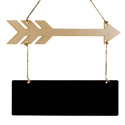 Summer-Ray 3 sets houten pijl & schoolbord opknoping plaag teken bruiloft Housewarming partij