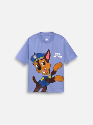 Image of Nap Chief Kids Cotton Paw Patrol Print Co-Ord Set for Boys & Girls | Half Sleeve T-Shirt & Shorts Set | Soft Casual Summer Wear