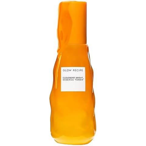 Glow Recipe Cloudberry Brightening Toner + Essence Skincare - CoQ10 Face Toner to Strengthen Skin Barrier + Hydrating Rice Water, Vitamin C, E & 5% Glycerin to Soften & Even Skin Tone (75ml) Cover