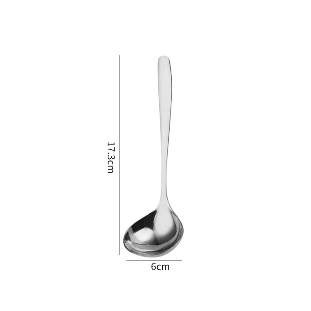 Cucchiaio da Cucina for mestolo da zuppa, mestolo for Salsa, mestolo da zuppa Mestolo for Salsa for Uso Domestico Mestolo da zuppa in Acciaio Inossidabile for casa, Cucina