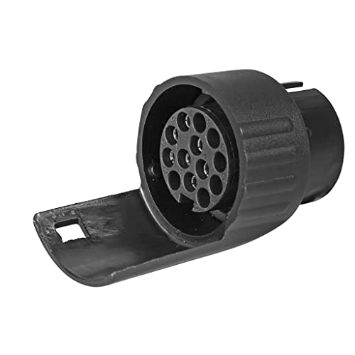OROK - Mini Adaptateur pour Prise remorque - 7 Broches mâle / 13 Broches Femelle - 1 pièce - Plastique - Convient à Tous Types de véhicules - Accessoires universels pour remorque